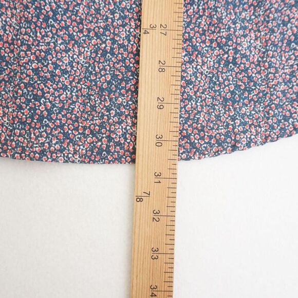 Mizzen Main Mens Leeward Shirt Button Up Long Sleeve Red Floral Polyester Large - Picture 7 of 9